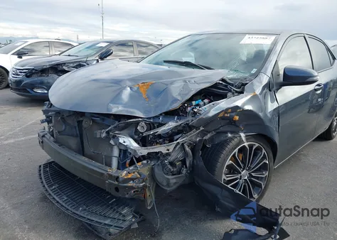 2014 Toyota Corolla S Plus z USA, uszkodzony, nr VIN 5YFBURHE8EP163655